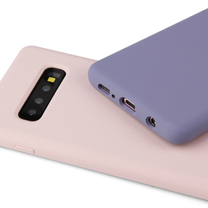 Mới Cho <span class=keywords><strong>Samsung</strong></span> S10plus Chất Lỏng Silicone Điện Thoại Di Động Trường Hợp Đầy Đủ Trường Hợp Gói Cho S10E Silicone Sáng Tạo Chống-Mùa Thu Bao Gồm - Product Image 4