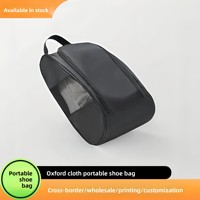 Sac de sport Oxford en maille respirante pour chaussures de football et de golf, étanche, avec fermeture éclair, idéal pour le voyage et le commerce transfrontalier