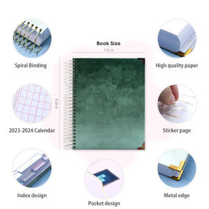 Özel baskı Spiral mation lama şükran öz bakım planlayıcısı tezahür namaz Sermon dergisi süt dizüstü baskı - Product Image 2