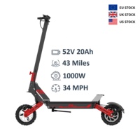 Patinete Eléctrico Plegable F5 para Adultos, 11 Pulgadas, 1000W de Potencia, Disponible en Stock en la UE, Reino Unido y EE. UU., Patinete Eléctrico para Desplazamientos Urbanos