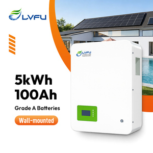 Batería de almacenamiento de energía solar LVFU EU/MY/PK/ID/PH en stock, 100Ah 5kWh, batería de iones de litio Powerwall de 200Ah 10kWh 48V - Product Image 1