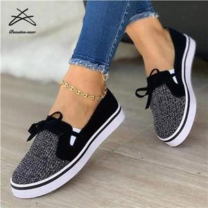Zapatillas Deportivas Sin Cordones para Mujer, Diseño Nuevo de 2021, Zapatos Planos Clásicos, Mocasines Casuales para Mujer - Product Image 1