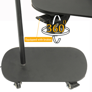 Fosoto Sliding Wheels for Half <strong>Moon</strong> Light Luna Ring <strong>Lamp</strong> Arc Lash Light With Phone Clip Photography Lighting for Eyelash - Product Image 4