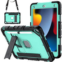 Étui robuste antichoc avec support, porte-crayon et dragonne pour tablette iPad 7e, 8e et 9e génération 10,2 pouces – Vente en gros