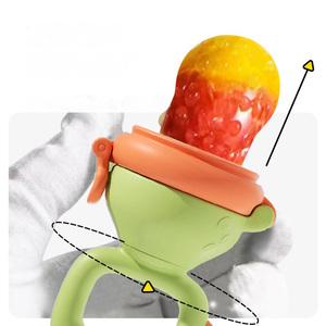 Dinosaurier-Baby Obst- & Gemüse-Beißring Spiralförmiger Silikon-Fütterungsschnuller für Kinderernährung - Product Image 4