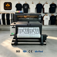 Imprimante DTF à transfert thermique large format A1 600 mm avec double tête d'impression XP600, compatible avec le film PET DTF pour studio à domicile et production en série