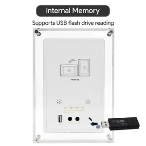 Amaboo OEM 5 7 10.1 inch khung ảnh thông minh Album điện tử Khung ảnh kỹ thuật số nft hiển thị <span class=keywords><strong>video</strong></span> triển lãm nghệ thuật - Product Image 4
