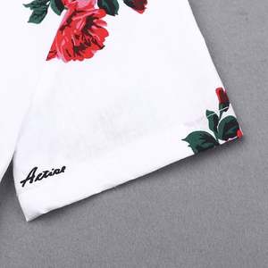 Conjunto de Ropa para Niñas, Ropa de Verano, Conjuntos Combinados para Bailar, con Estampado de Flores - Product Image 2