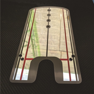 Espejo de entrenamiento de golf ligero y portátil para mejorar el alineamiento, corregir la postura y el trayectoria del golpe, ideal para practicar en interiores y patios traseros. - Product Image 6