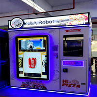 Distributeur automatique de pizzas, distributeur automatique de pizzas à double four entièrement automatique