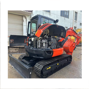 รถขุดดิน6Ton ไฮดรอลิก KX165คูโบต้ารถขุดดินขนาดเล็กจากญี่ปุ่น Kx155 Kx165qc พร้อมรถแบคโฮและค้อน - Product Image 1