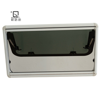 Fenêtre coulissante latérale en alliage d'aluminium pour camping-car Fenêtre en verre acrylique à double vitrage Caravane Caravane de voyage