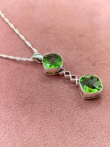 Natural <b>Crystal</b> Gemstone Pendant and Earring Jewelry Set with <b>Real</b> Quartz and 925 Sterling Silver Craftsmanship for Women’s - Product Image 4