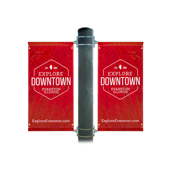 Top Quality Street Light Pole Banners