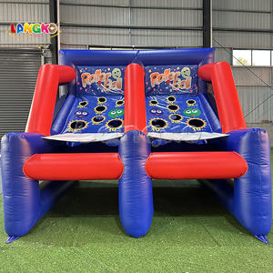 Jeu de tir à la <span class=keywords><strong>balle</strong></span> roulante gonflable populaire pour le carnaval, jeu de tir gonflable avec design personnalisé - Product Image 2