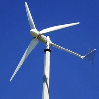 Turbine éolienne HLD 1,5 kW, 3 films de protection FRB, 24 V-360 V, 3,2 m-380 tr/min, vitesse du vent 6 m-15 m, vitesse maximale du vent 40 m/s, vitesse minimale 2 m/s