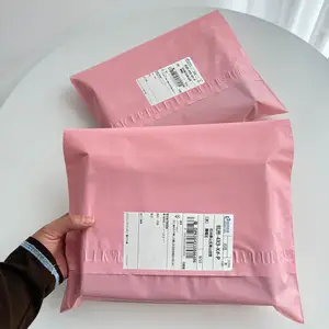 하이 퀄리티 무냄새 방수 신발 매트 핑크 사용자 정의 인쇄 폴리 우편 가방 블랙 블루-의류 양말 패키지