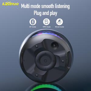 Беспроводная колонка с цветной LED-подсветкой и мигающим светом, 52 мм динамик, для использования в помещении и на улице - Product Image 4