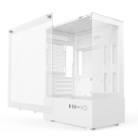 Boîtier d'ordinateur AntarcChill E-Sports refroidi par eau, micro ATX, châssis transparent, tour moyenne