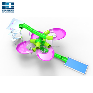 Bester Preis Fiberglas-Poolslide gebrauchte gewerbliche Wasserrutschen für Wasserparkprojekt - Product Image 4