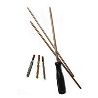 Ventes chaudes Kit de nettoyage de fusil de calibre 12 pour la chasse en plein air en aluminium Brosse de nettoyage de canon de fusil