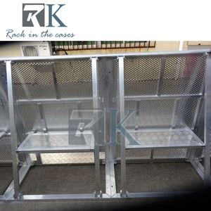 Barrera Portátil para Control de Multitudes, Barrera Plegable de Aluminio para Peatones en Conciertos - Product Image 6