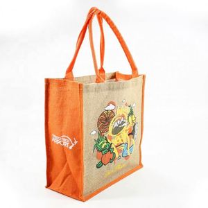 Sac en toile de haute qualité, réutilisable, personnalisé, écologique, pour mariage, café, vin, plage, shopping, sacs en jute, sacs en toile de jute - Product Image 2