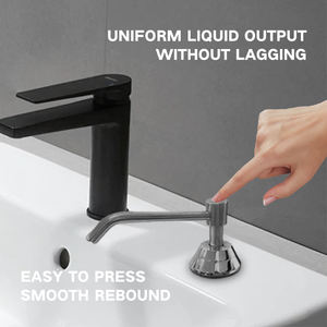 Distributeur de savon mural FANDA anti-fuite en acier inoxydable 1000ML, design moderne et écologique, fabriqué à Taïwan, pour usage au bureau, garantie 1 an - Product Image 3