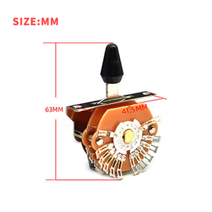 Sélecteur de <span class=keywords><strong>guitare</strong></span> à 24 broches à cinq positions pour instrument électrique, câblage de micro de basse avec option de boutons de trois couleurs - Product Image 2