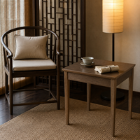 Table de chambre d'hôtel économique de haute qualité en bois MDF noyer meubles de chambre d'hôtel bureau ordinateur table de bureau