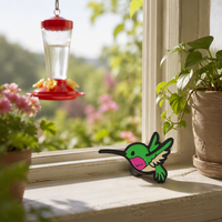 Épinglette en émail Colibri de dessin animé personnalisable, style antique et moderne, couleurs vives, badge de revers en métal, oiseau en vol, accessoire de décoration pour la remise des diplômes