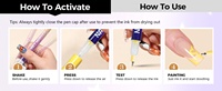 Ensemble de pinceaux professionnels pour nail art permanent, pour salon et usage domestique, liner de précision, peinture/dessin au gel acrylique, outils de manucure