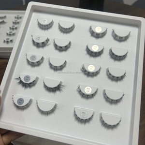 ขนตาปลอมแบบเต็มแถบขนตาปลอมชุดขนตาปลอมออกแบบฟรีโลโก้ของคุณมีลักษณะเหมือนส่วนขยาย OEM ODM ขายส่ง - Product Image 5
