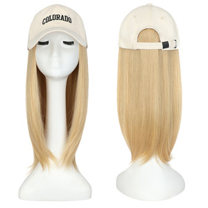 Cappello con Parrucca Integrata: Berretto da Baseball alla Moda con Parrucca Rimovibile Naturale, Leggero e Facile da Abbinare, Copertura Completa della Testa - Product Image 3