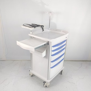 Carrito de Emergencia Multifuncional para Hospital con Soporte para Vía Intravenosa y Sistema de Cajones - Product Image 5