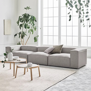 Canapé moderne <span class=keywords><strong>en</strong></span> forme de L, canapé d'angle, canapé modulaire, canapé <span class=keywords><strong>en</strong></span> tissu velours pour le salon - Product Image 3