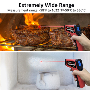 Thermomètre numérique électronique infrarouge laser DT8550FC, plage de mesure -50°C ~ 550°C - Product Image 5