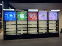 HONGYE Kosmetik-Präsentationsregal Wirtschaftliche Metall-Aufbewahrungsregale Schnelle Montage Freistehend Schwerlast- und Leichtlast-Supermarktregal
