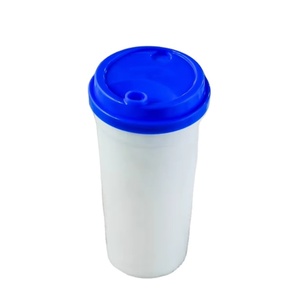 Premium PP Plastic Cup With Sip Lid And Reusable <b>Bamboo</b> <b>Straw</b> Durable Eco Friendly Drinking Cup For Smoothies And Iced Tea - Product Image 1