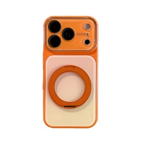 เคสโทรศัพท์มือถือแบบหมุนได้ 360 องศา สีนีออนไล่เฉดใหม่ล่าสุด พร้อมที่ยึดแม่เหล็กสำหรับชาร์จ ป้องกันการกระแทก สำหรับ iPhone 13 14 15 16 17 pro max - Product Image 6