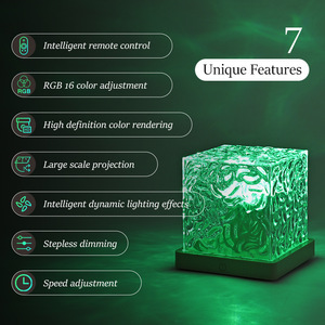 Aurora Projection Northern <b>Lights</b> Projector 16 Colors Remote Control Warm Minimalist Design Dimmable <b>Plug</b>-<b>In</b> Small Bedroom Use - Product Image 2