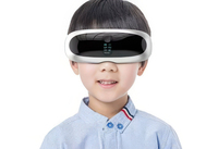 Compresse froide chaude masseur électrique pour les yeux RG filtre Radio technologie de lumière douce thérapie par la lumière rouge/verte vague de musique pour l'entraînement