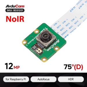 Ván arducam imx708 máy ảnh mô-đun b031201 3 Noir 12MP b031201 tự động lấy nét cho Raspberry Pi, HDR chế độ và PDAF hỗ trợ - Product Image 2