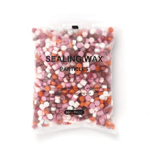 Gránulos de Cera para Sellar de Colores Mezclados, 500g por Libra, Perlas de Cera Octogonales y Rectangulares para Manualidades DIY y Letreros de Boda - Product Image 4