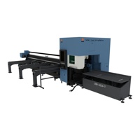 Machine de découpe laser à fibre CNC 5 axes à double mandrin avec commande Cypcut et rail de guidage HIWIN pour tubes métalliques