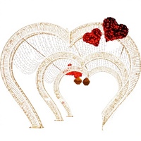 Lumière LED en forme d'arche en forme de cœur, étanche IP65, pour la décoration commerciale de Noël, Halloween, Pâques, la Saint-Valentin