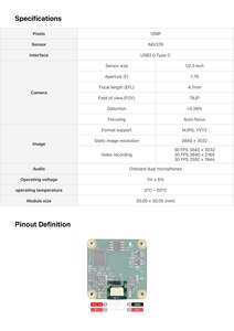 Raspberry Pi IMX378カメラモジュール12MP 1/<span class=keywords><strong>2.3</strong></span>インチセンサー79.8 FOV USB20インターフェース固定フォーカスWindows Linux互換 - Product Image 6