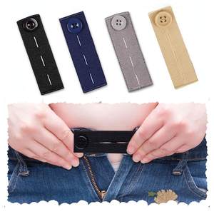 Pantaloni Extender cintura Unisex a vita pantaloni attillati pantaloni Jeans gonne di maternità ganci per abiti fai da te cucito forniture - Product Image 4