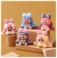 Figurines d'ornement 3D Fariy, miniatures de jardin, décoration de la maison, jouets pour enfants, figurine de lapin en peluche, bricolage, boîte mystère surprise porte-bonheur