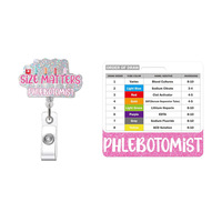 Set de Accesorios para Enfermeras: Porta Credenciales Retráctil con Diseño Lindo y Clip de Cocodrilo, Ideal para Tarjetas de Referencia